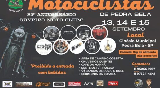 24 encontro de motociclistas em pedra bela 2024